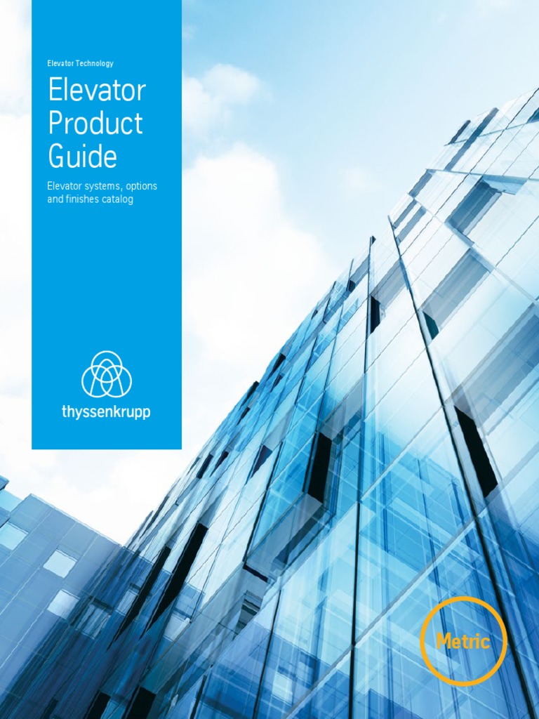 Tke Elevator Product Guide | Download Free PDF | Elevator | Door