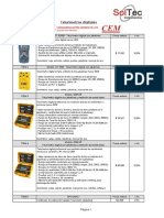 Telurímetros y analizadores digitales SEW-CEM - 109