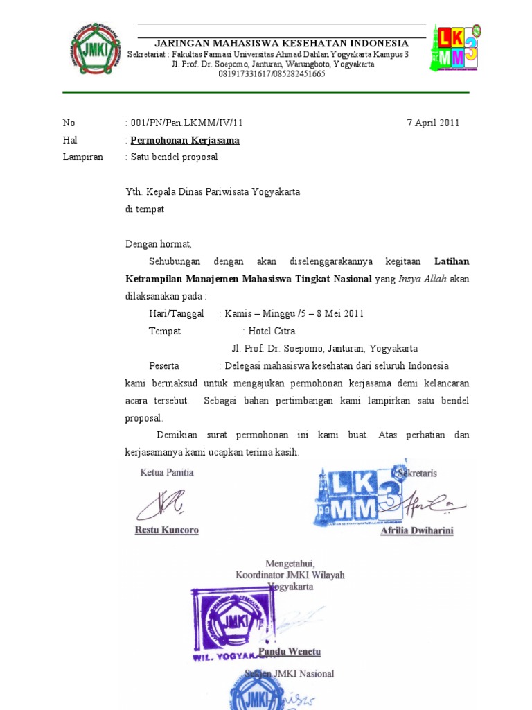 Surat Kerjasama