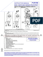 Instruction Manual Compact Press. Switches Series Pcs & Pca: NI-281WE