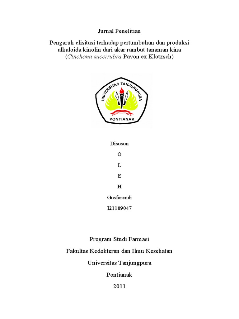 Cover Jurnal Penelitian Pdf