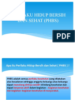 Perilaku Hidup Bersih Dan Sehat (PHBS)