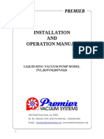 Installation AND Operation Manual: Premier