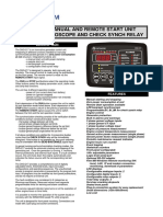 Dkg-217 Manual and Remote Start Unit With Synchroscope and Check Synch Relay