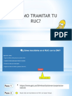 Tramite para Obtener Ruc