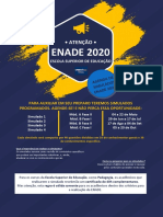 Agenda de Simulados ENADE 2020