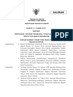 Peraturan Walikota Depok Nomor 111 Tahun 2016 Tentang Tusi Kecamatan