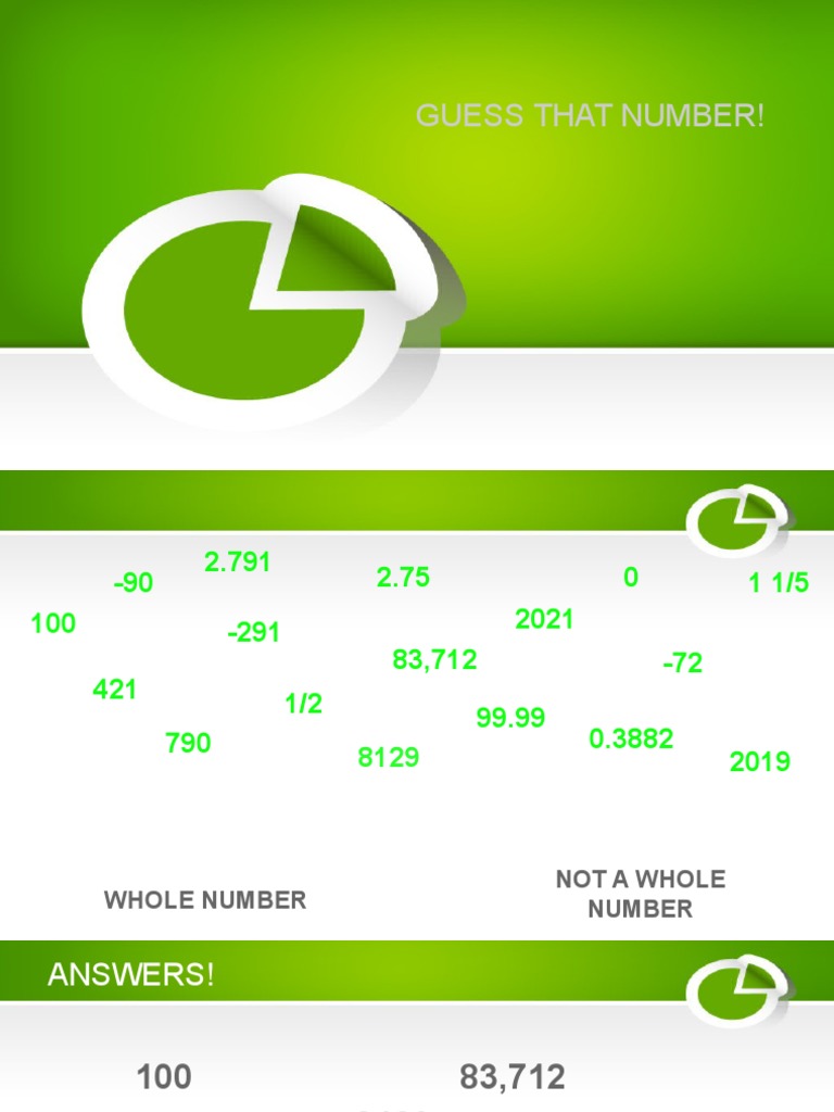 Whole Numbers Identification Guide | PDF