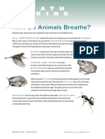 How Do Animals Breathe?: All Vertebrates Lungs Diaphragm
