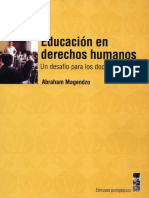 Educacion en Derechos Humanos by Magendzo Abraham