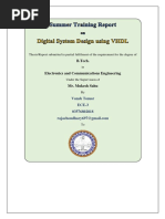 Vansh Tomar - 035 - Training Report VHDL - ECE 3