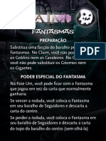 Adicionando Fantasmas em seu baralho em um jogo de cartas