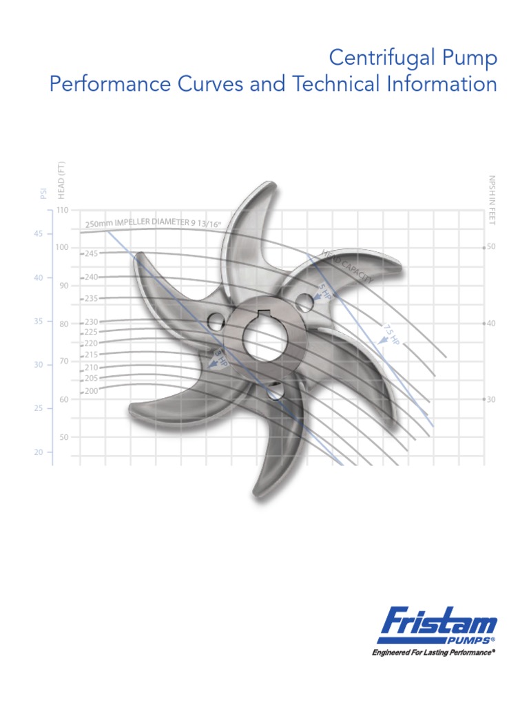 Centrifugal Pump Performance Curves and Technical Information PDF
