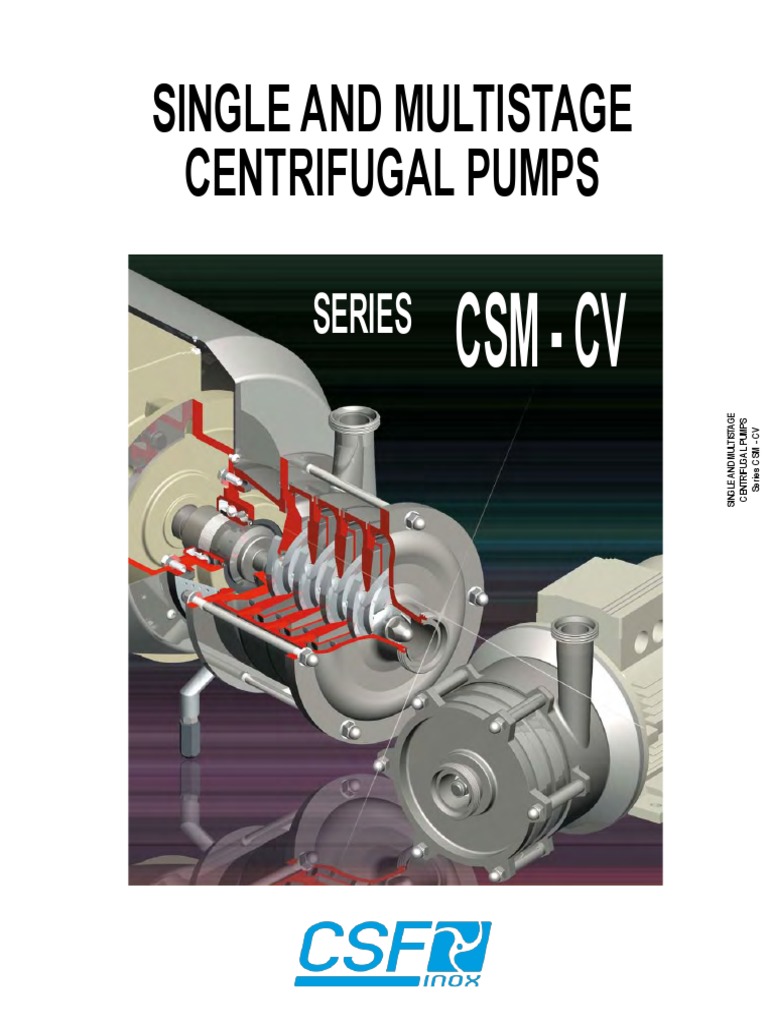 Single vs Multistage Centrifugal Pumps | PDF | Pump | Materials