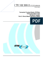 Terrestrial Trunked Radio Voice Plus Data Designer's Guide P3 DMO (ETSI TR 102 300-3)