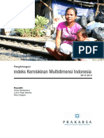 Indeks Kemiskinan Multidimensi Indonesia