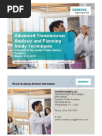 Module 9 - Advanced Transmission Analysis and Planning