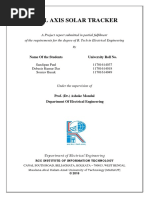 Solar Tracker Project RCCIIT