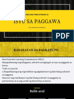 AP 10 Q2 W4 Isyu Sa Paggawa Part 2