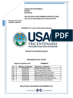 Proyecto Investigación Usac