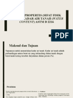 Indeks Propertis (Sifat Fisik Tanah) Kadar