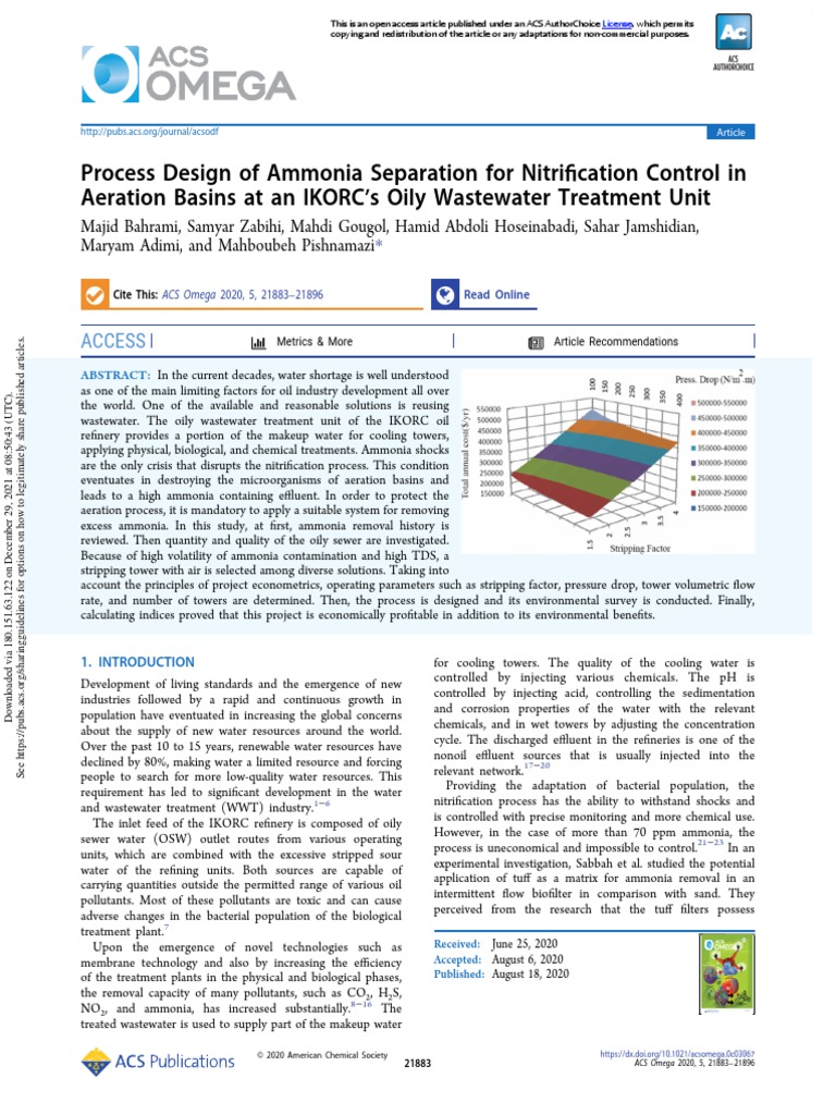 Ammonia Removal | PDF | Water | Ammonia