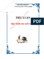 TIỂU LUẬN - Quy trình sản xuất tương