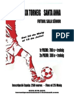 Cartell Masculi Futbol Sala 2011