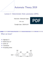 Lec-02 - Deterministic Finite Automaton (DFA)