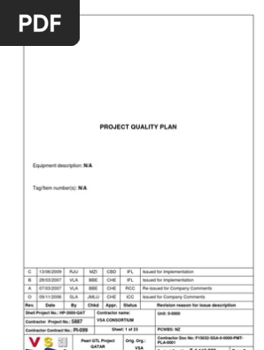 Quality Plan