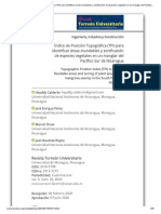 Índice de Posición Topográfica (TPI) para Identificar Áreas Inundables y Zonificación de Especies Vegetales en Un Manglar Del Pacífico Sur de Nicaragua