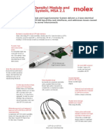 SFP-DD (Double Density) Module and Cage/Connector System, MSA 2.1