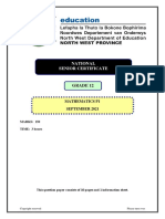 NW NSC GR 12 Mathematics p1 Eng Sept 2021 PDF