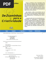 DeZcaminhos Para a Criatividade - Marcos Nicolau