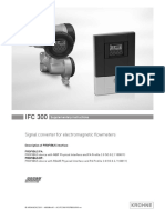 IFC 300 IFC 300 IFC 300 IFC 300: Signal Converter For Electromagnetic Flowmeters