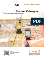 Geomax General Catalogue: The Entire Geomax Portfolio