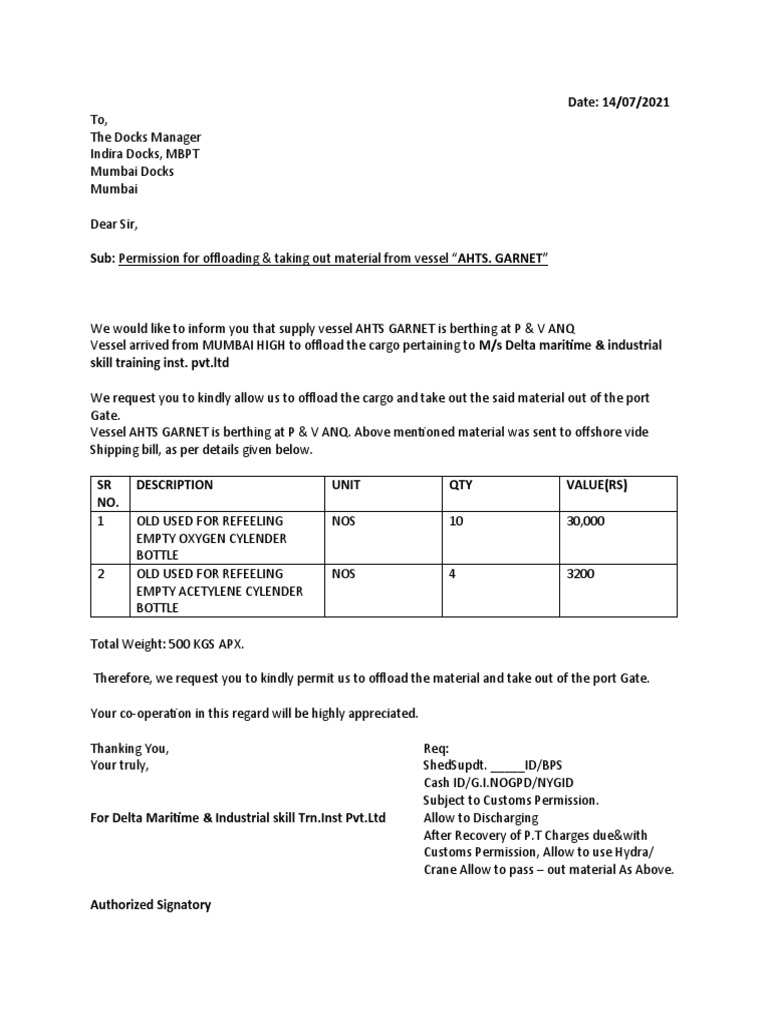 Backload Formate | PDF | Shipping | Water Transport