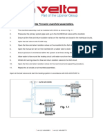 Venting of Inverted Velta Provario Manifold Assemblies