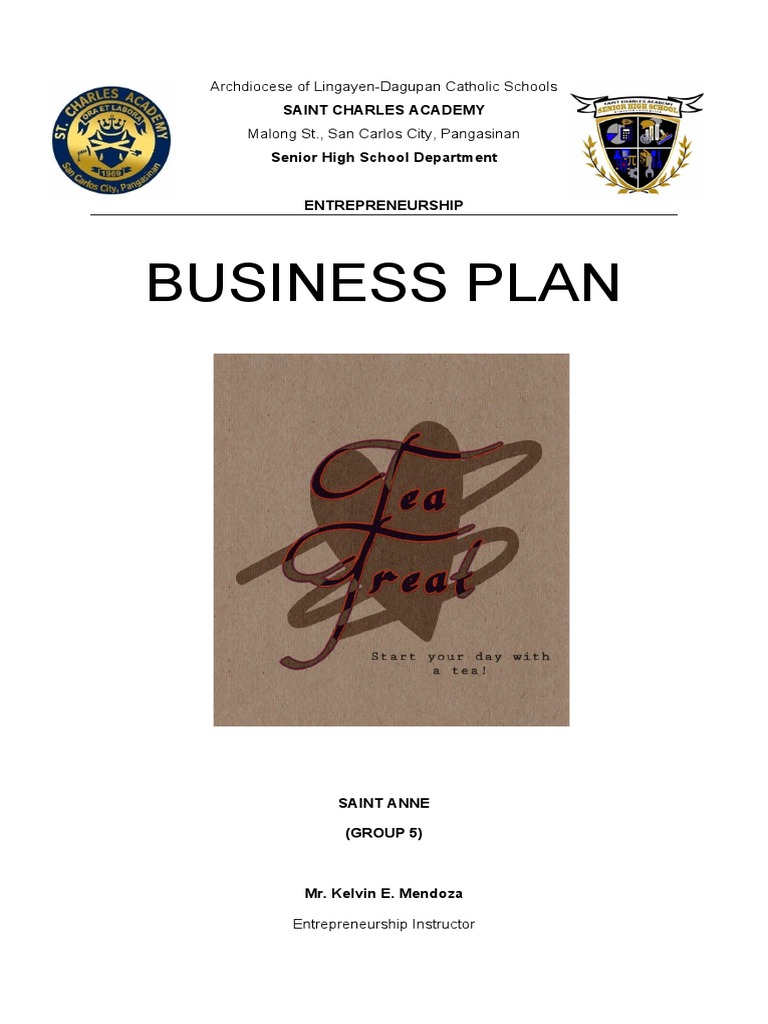 Business Plan: Archdiocese of Lingayen-Dagupan Catholic Schools | PDF |  Hamburgers | Risk, image size:768x1024