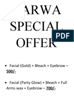Karwa Special Offer