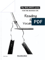 CPE Balance Reading & Vocabulary Student's Book