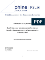 MBA Management Ressources Humaines Dauphine Executive Education Formation Continue Universite Paris PSL