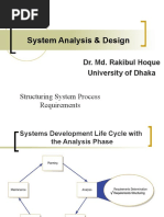 System Analysis & Design: Structuring System Process Requirements