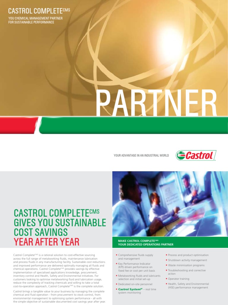 Castrol CompleteCMS: Sustainable Solutions | PDF | Sustainability ...