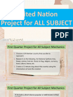 United Nation Project For ALL SUBJECT