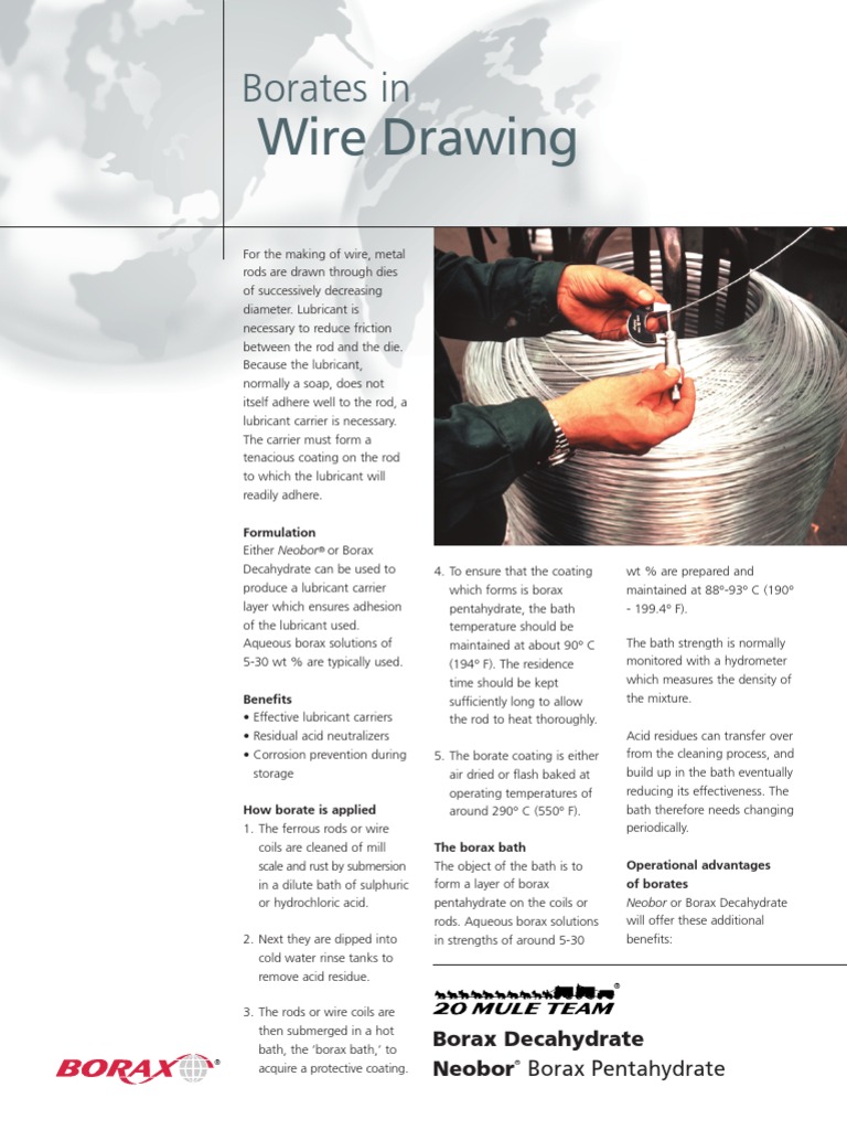 Wire Drawing | PDF | Lubricant | Rust