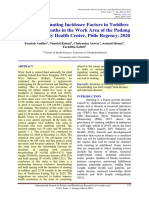 Analysis of Stunting Incidence Factors in Toddlers Aged 23-59 Months in The Work Area of The Padang Tiji Community Health Center, Pidie Regency, 2020