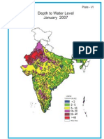 Depth To Water Level January 2007: Plate - VI