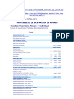 USMP Stados de Ganancias y Perdidas