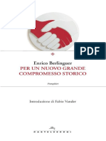 Berlinguer Per Un Nuovo Grande Compromesso Storico (Pamphlet) (Italian Edition)